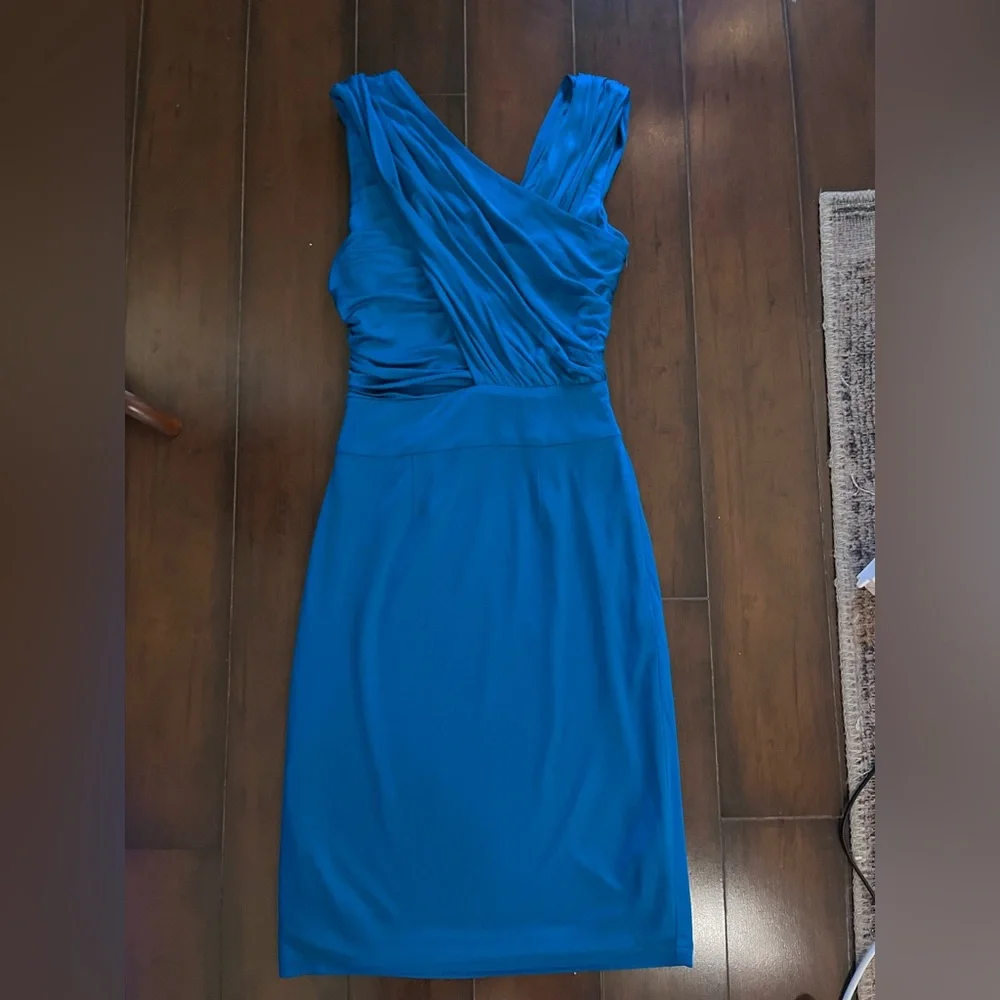 Reiss Sleeveless Ruched Sheath Dress - Picture 3 of 6